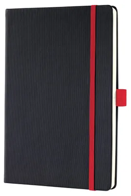 Produktbild von SIGEL CO662 Notizbuch Conceptum, Red Edition, Hardcover, ca. A5, kariert, schwarz/rot, 194 S.