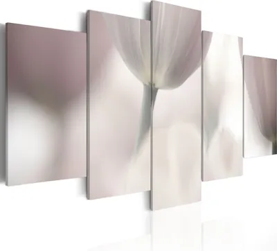 Produktbild von Leinwandbilder 200x100 cm 030210- 27 Vlies Leinwandbild 5 tlg Kunstdruck modern Wandbilder XXL Wanddekoration Design Wand Bild BLUMEN
