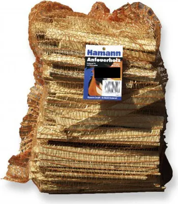 Produktbild von Anfeuerholz Brennholz im Netz 5dm³ Holzvolumen