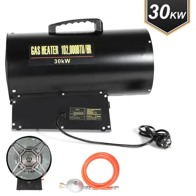 Produktbild von TolleTour Gasheizgebläse Heizgerät 30kW Gasheizer Heizkanone Gasofen Bauheizer für 450㎡ Werkstätten, Straßenbrücken, Eisenbahnflughäfen Maschinenwartung