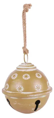 Image de Palle metalliche dorées, diamètre 18 cm (lot de 3)