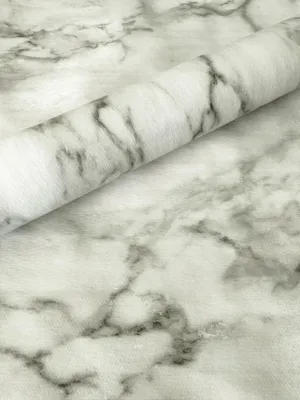 Produktbild von PVC Tischdecke MARMOR GRAU Wachstuch - Eckig - Länge & Breite wählbar- abwaschbare Tischdecke - Carrara Granit weiss , Größe:140 x 2500 cm