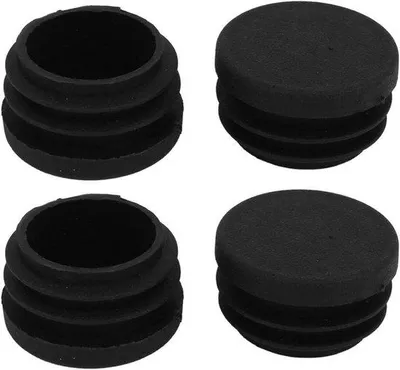 Immagine prodotto di Tappi ciechi in plastica per gambe, elementi di fissaggio, 4 pezzi, neri, 30 mm x 21 mm