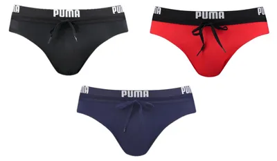 Produktbild von Puma Swim Herren Logo Brief Slip Badehose S bis XL NEU
