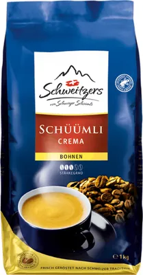 Produktbild von Schweitzers Schüümli Crema Bohnen 1Kg