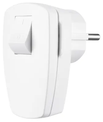 Produktbild von Winkelstecker mit Unischuko-Anschluss 250 V, 16 A, IP20, weiß / 12100
