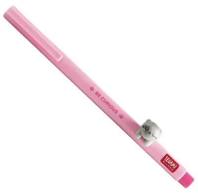 Image de Lovely Friends - Stylo À Encre Gel Avec Motif Animal - Chaton - 0,5 Mm - Encre Rose