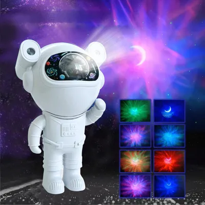 Produktbild von Sternenhimmel Projektoren, Projektionslampe, 360°drehbar, 6 Farben,Timer, Dimmbare Sternenprojektor, Bluetooth-Musik, LED Nachtlicht mit Fernbedienung