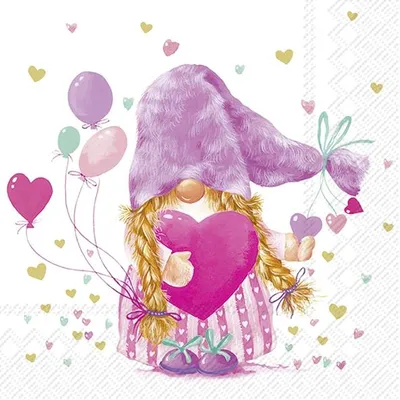Produktbild von Serviette "Wichteline Alice", 20 Stück