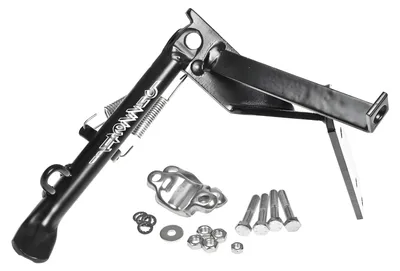 Image de Béquille latérale Buzzetti noire pour Yamaha Neos 50 (jusqu'à 07/2007) et MBK Ovetto 50