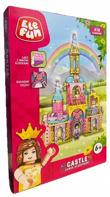 Produktbild von Elefun Prinzessinnen-Schloss Bauspielzeug für Kinder ab 6 Jahren 418 Teile