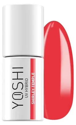 Obrázok produktu pre Yoshi | Yoshi Hybridný lak 122 Shirley Temple – 6 ml – ružovo-červený – UV hybridný lak – lak na nechty
