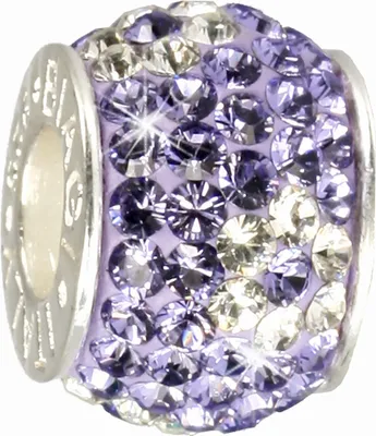 Produktbild von CarloBiagi Bead Charm Schmuck Blume Zirkonia Echt Silber BBSCR02PR