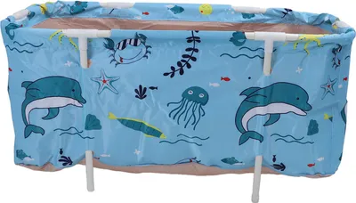 Image de Baignoire Portable Multifonctionnelle Grand Espace Baignoire de Trempage Pliante pour Enfants Adultes pour Cabine de Douche Type 1