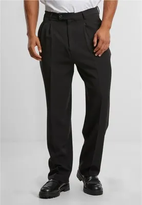 Immagine prodotto di Kalhoty Urban Classics - Pantalone doppio plissettato nero - 44