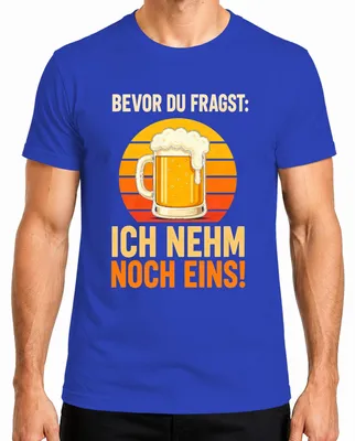 Imagen del producto de Antes de preguntar: "Me tomo otra cerveza". Camiseta para hombre, color azul, talla XL. Ideal para beber, divertirse y celebrar