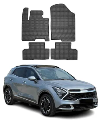 Immagine prodotto di 2021-2025 Kia Sportage Hybrid tappetini in gomma nera 4 pz