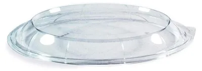 Produktbild von 250 Deckel für runde PET-Salatschalen mit einem Durchmesser von 17,6 cm