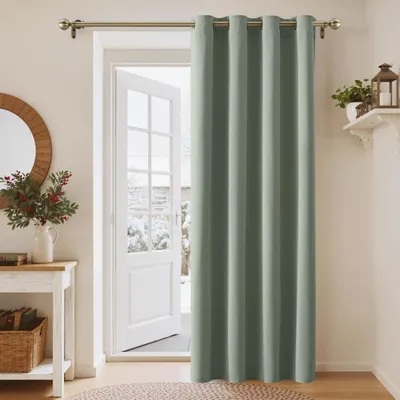 Zdjęcie produktu dla Zasłona zaciemniająca, kolor: oliwkowy, termiczna, wymiary: 220 cm wysokości x 140 cm szerokości