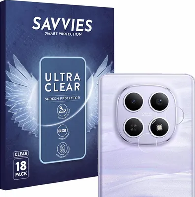 Produktbild von 18x Für Xiaomi Redmi Note 15 (NUR Kamera) Schutzfolie Savvies Displayschutz Display Schutz Folie Klar Transparent