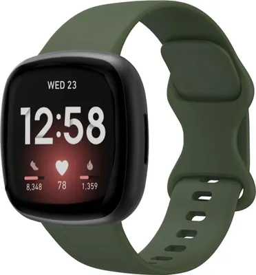 Image de imoshion Bracelet en Silicone⁺ pour le Fitbit Versa 4 / 3 / Sense (2) - Vert foncé
