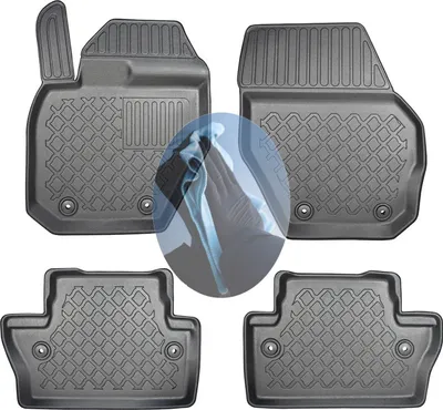 Produktbild von Z519107 TPE-Gummifußmatten kompatibel mit  Volvo V60 Polestar 1 Kombi 5-türer 2010-2018