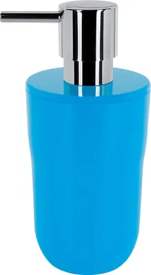 Produktbild von Spirella Seifenspender "Cocco" Flüssigseifen-Spender, Fassungsvermögen 7,5 x 7,5 x 16,5 cm - 300ml - Blau
