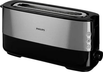 Obrázek produktu pro Philips Viva Collection HD2692/90, 1 krajíců, Černá, Metalická, Plast, Knoflíky, Otočné, 950 W, 220-240 V