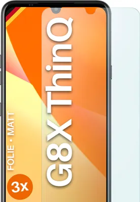 Produktbild von moex® 3x Schutzfolie kompatibel mit LG G8X ThinQ - Displayschutzfolie Anti Reflex Folie, Matt