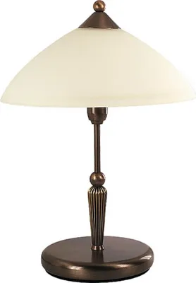 Produktbild von Rabalux 8172 Tischleuchte Regina, E14, bronze-silber-creme, rund, Klassisch, ø300mm