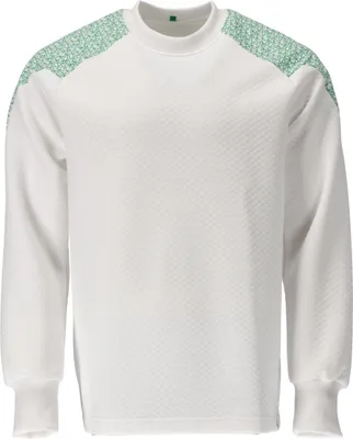 Produktbild von Mascot Sweatshirt 20084-932-06333 Gr. S weiss/grasgrün