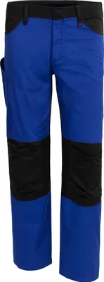 Produktbild von Qualitex Bundhose - "X-Serie" X-treme strapazierfähige Arbeitshose - faserverstätkt - in Farbe: kornblau/schwarz - Herren: 52 - Damen: 46