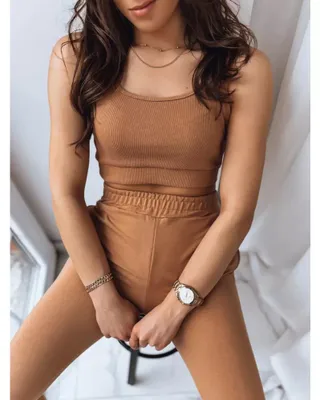Productafbeelding van Damen top, model DSTREET MY DARLING, kleur beige, maat XL