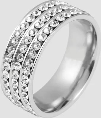 Produktbild von Akzent Damen-Ring aus Edelstahl