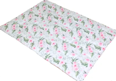 Produktbild von Spielmatte Spieldecke Krabbeldecke Kinder Baby Decke Baumwolle - 10 - Flowers