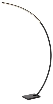 Produktbild von Lucide CURVE LED Stehleuchte 15W dimmbar Schwarz 44700/11/30