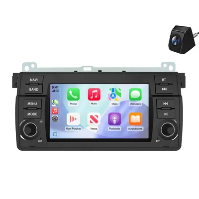 Zdjęcie produktu dla 7'' Radio Samochodowe Android dla BMW serii 3 E46 1998–2006 2+64GB Wireless CarPlay Android Auto GPS Navi Bluetooth MirrorLink