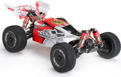 Produktbild von Wltoys 144001 Ferngesteuertes Auto, 60 km/h Geländewagen Hochgeschwindigkeits ​​1/14 4WD RC-Autos, Rot