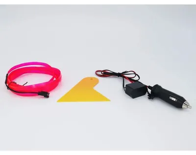 Produktbild von Neon Draht Licht Innen EL Draht Streifen 3m Rosa