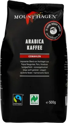 Produktbild von Arabica Kaffee - gemahlen 500g