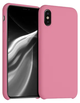 Produktbild von kwmobile Handyhülle für Apple iPhone X Hülle - Case Silikon - Kabelloses Laden - Schutzhülle Cover in Sweet Candy