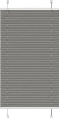 Obrázek produktu pro vidaXL Plisovaná roleta antracit 80x100 cm šířka látky 79,4 cm polyester