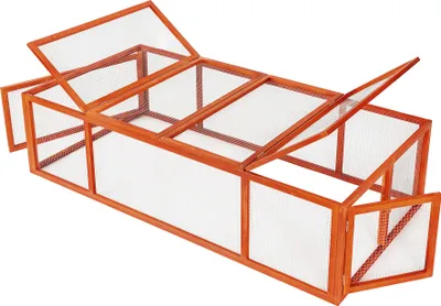 Produktbild von Králíkárna se 4 dvířky 181x90x48cm - hnědá