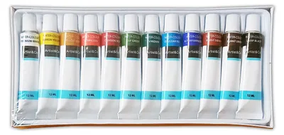 Produktbild von Watercolor paints in 12ml tubes 12 pcs.