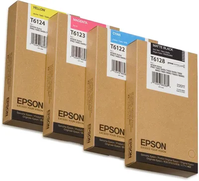 Obrázok produktu pre Epson Singlepack Matte Black T61280N 220 ml, Matne čierna, 220 ml, 1 kusov, Balenie po jednom kuse