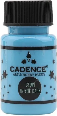 Produktbild von Cadence Glow in the Dark 50ml - Nachtleucht Farbe Blau