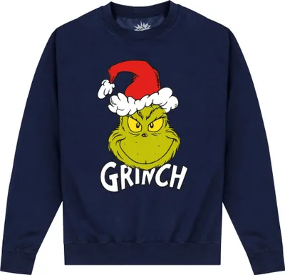 Produktbild von The Grinch - Sweatshirt für Herren/Damen Uni PN135 (XL) (Marineblau)