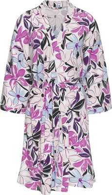 Produktbild von LASCANA Kimono rosa-geblümt Größe 36/38