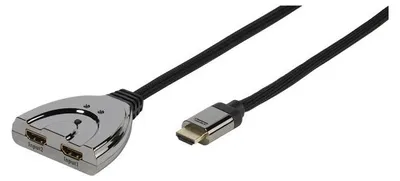 Produktbild von ViVanco™47078, HDMI Typ A (Standard), 2 x HDMI Type A (Standard), Schwarz
