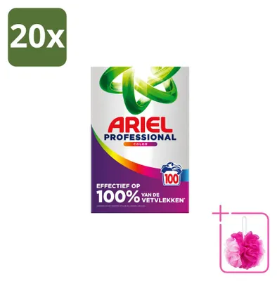 Produktbild von 20 x Ariel Professional Color Waschmittel - 5,5 kg - Sparpackung - 20 Stücke
